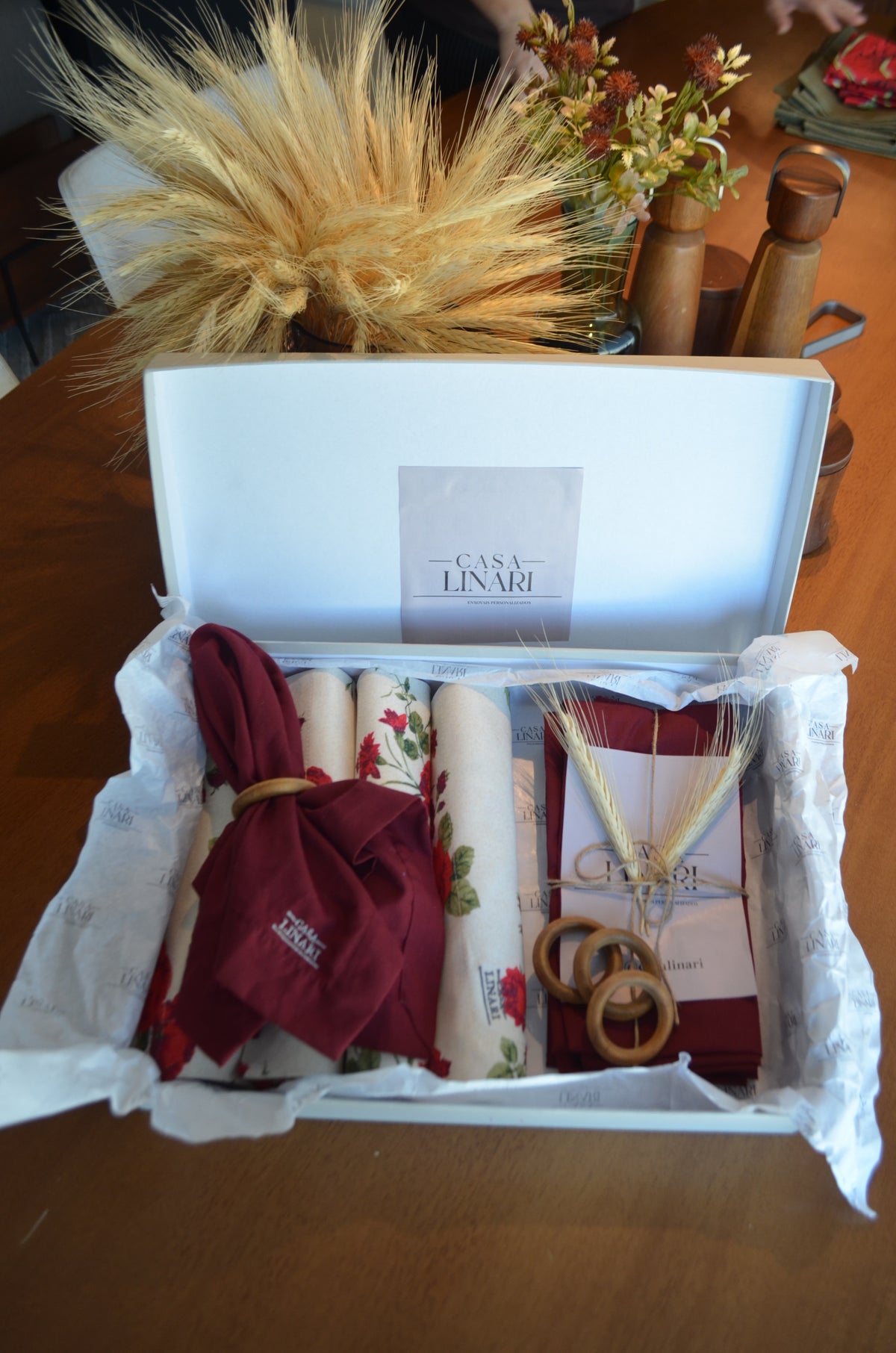 Kit Mesa Posta Premium Guardanapos E Jogo Americano