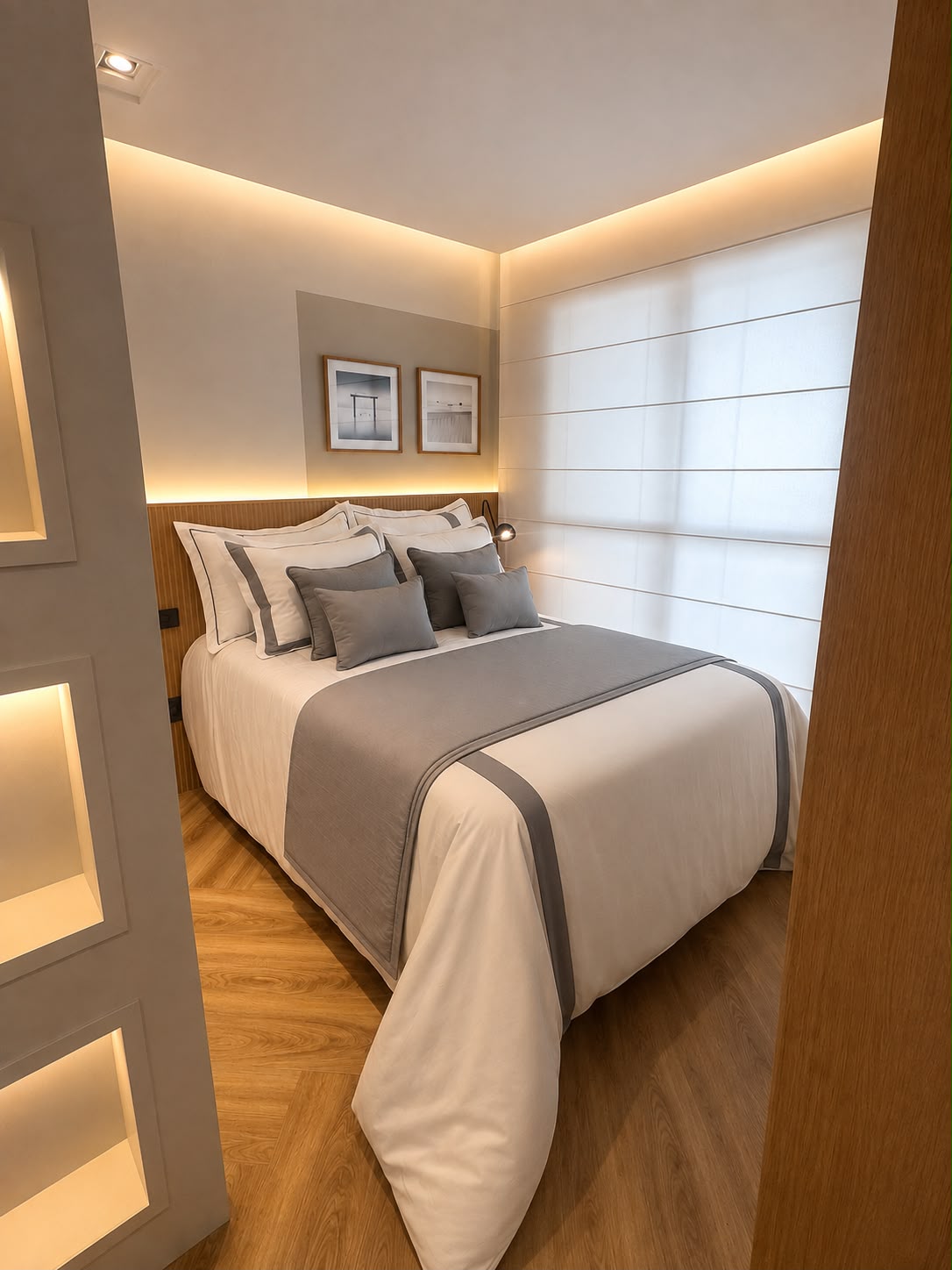 Duvet Casa Linari Cinza - Casal Padrão