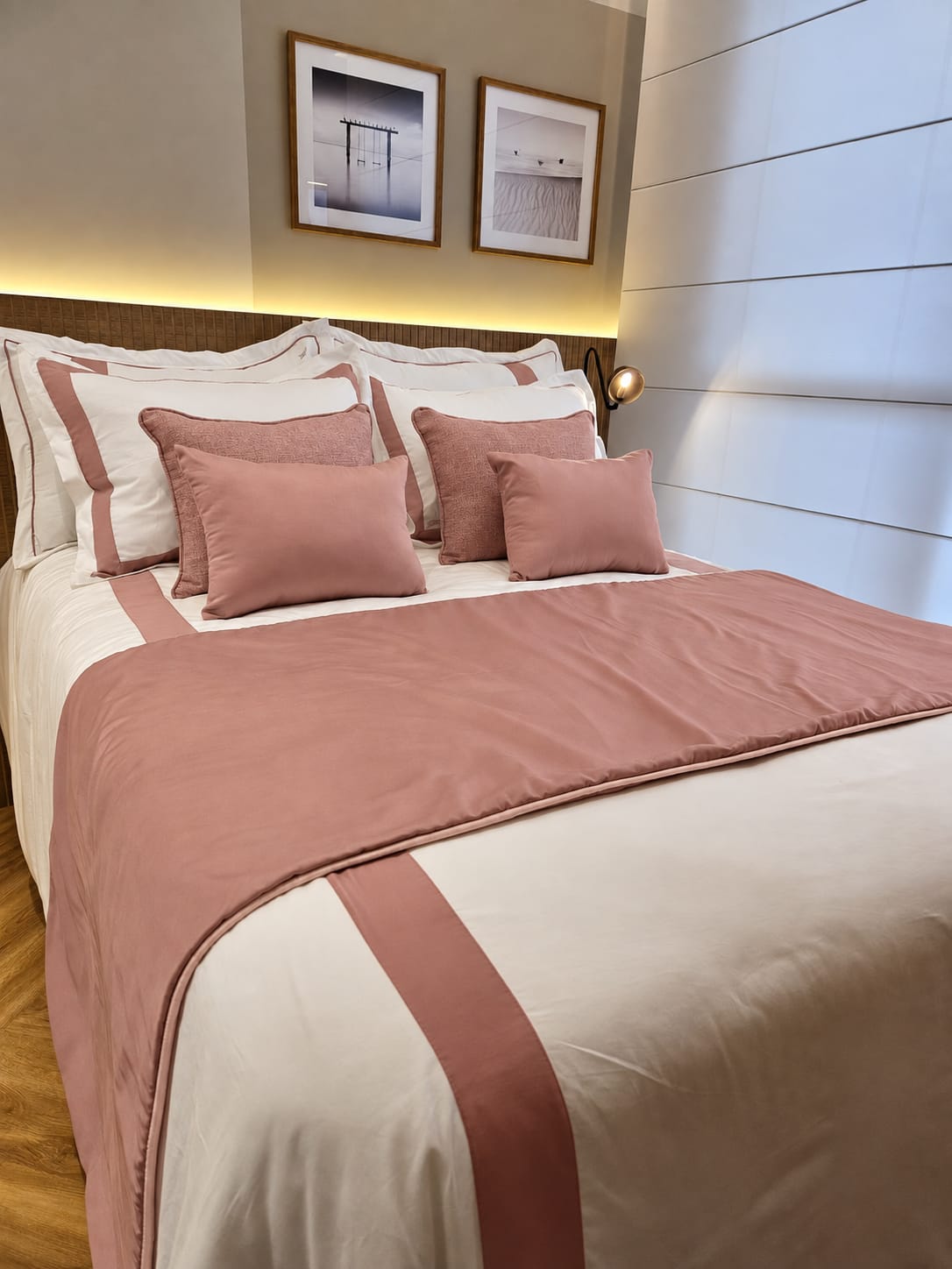 Duvet Casa Linari Rosa - Casal Padrão