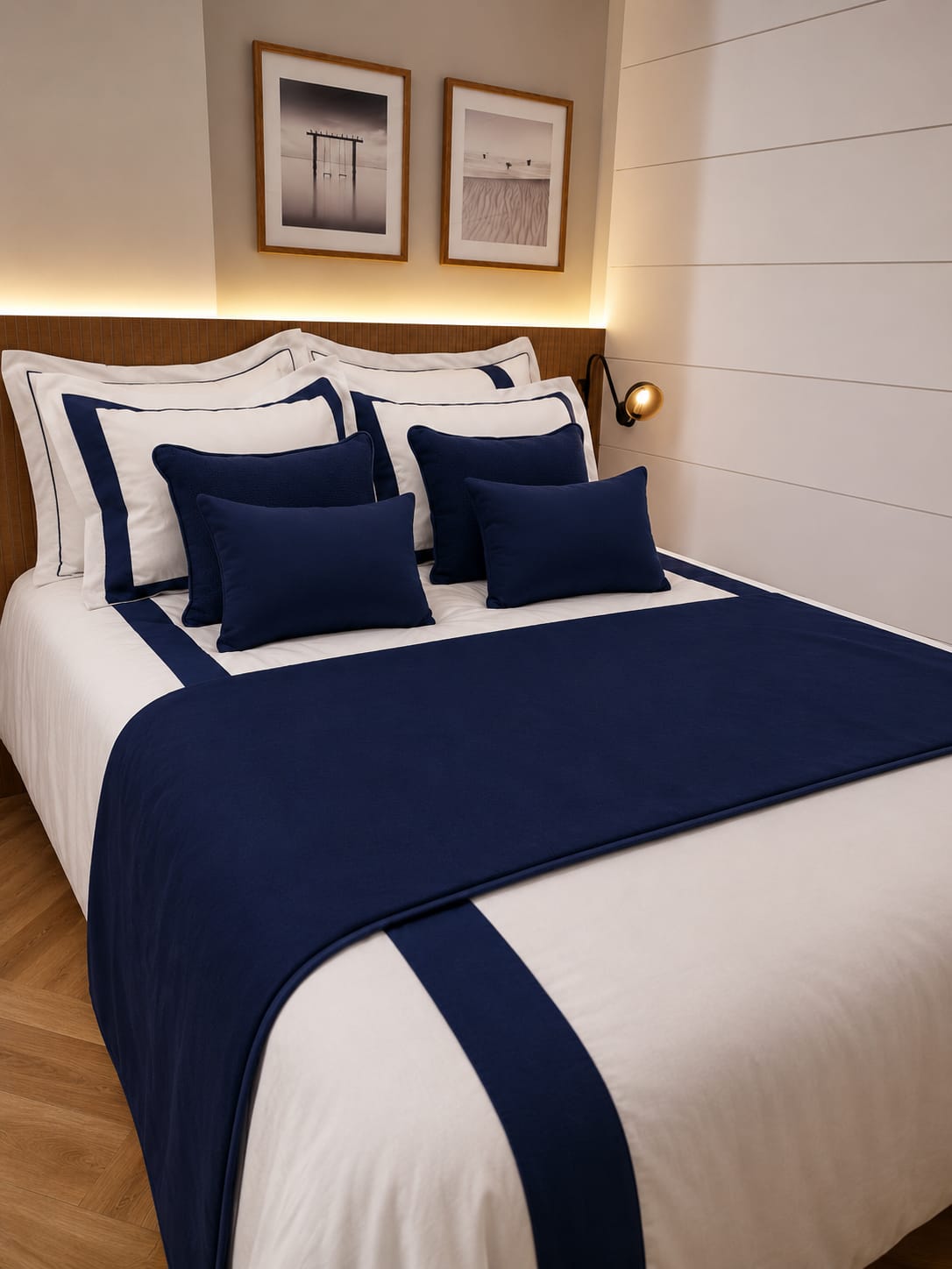 Duvet Casa Linari Azul Marinho - Casal Padrão