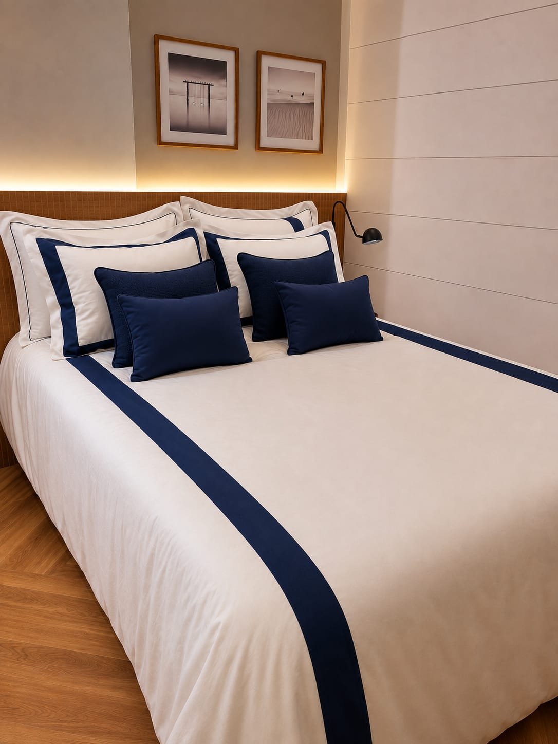 Duvet Casa Linari Azul Marinho - Casal Padrão