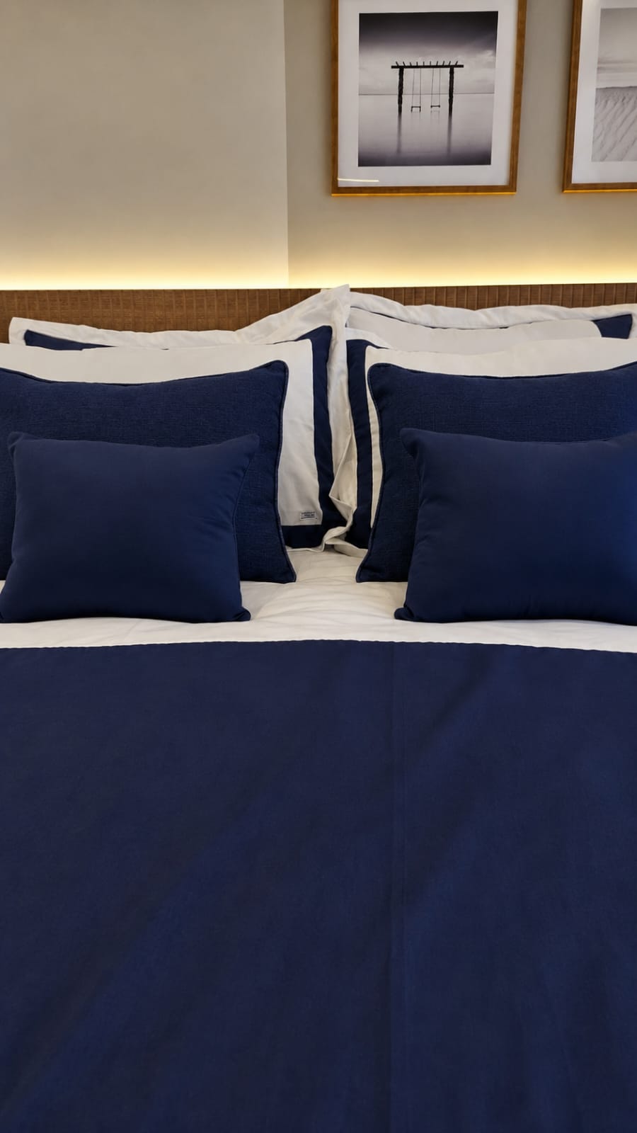 Duvet Casa Linari Azul Marinho - Casal Padrão