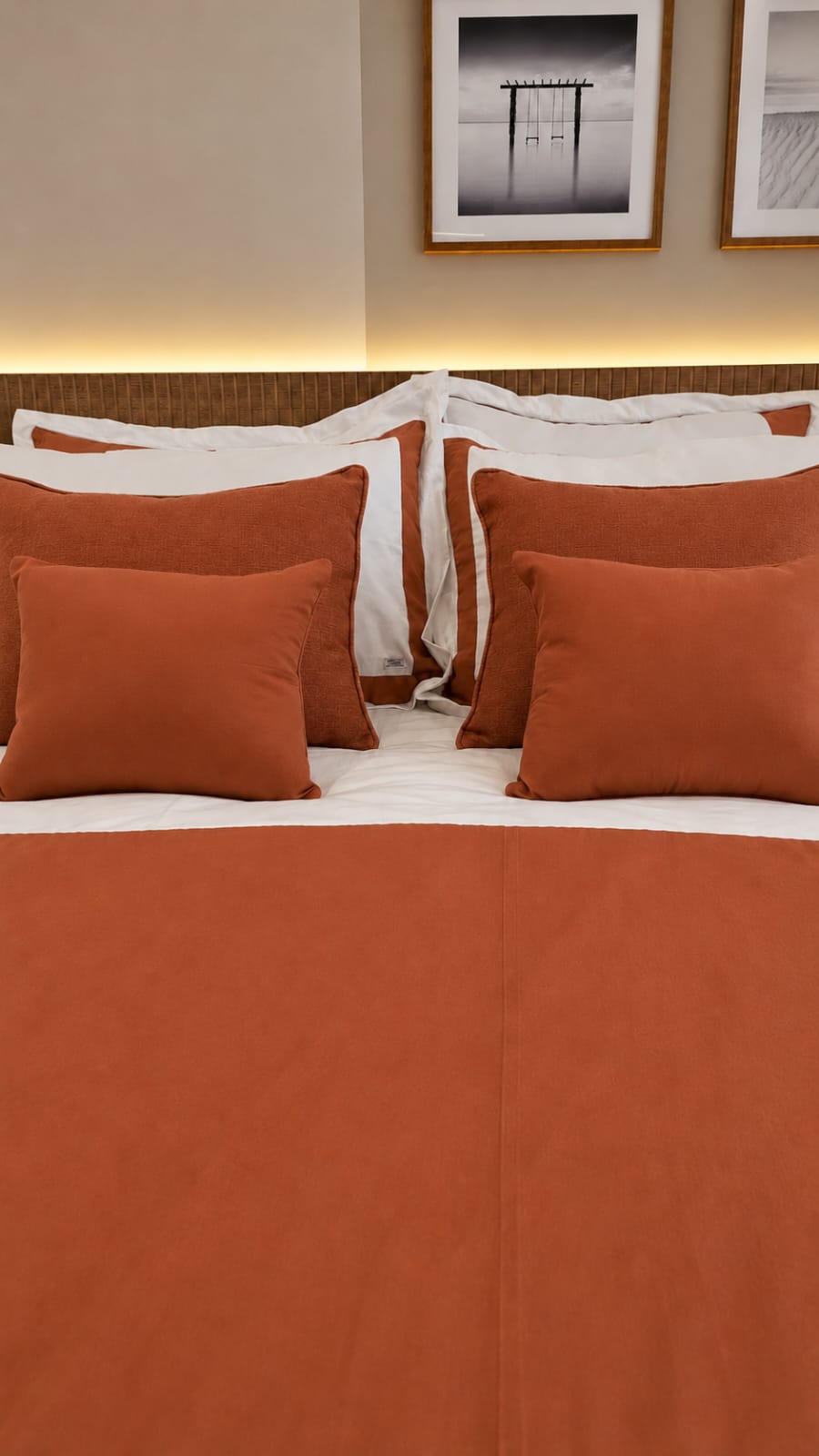 Duvet Casa Linari Terracota - Casal Padrão