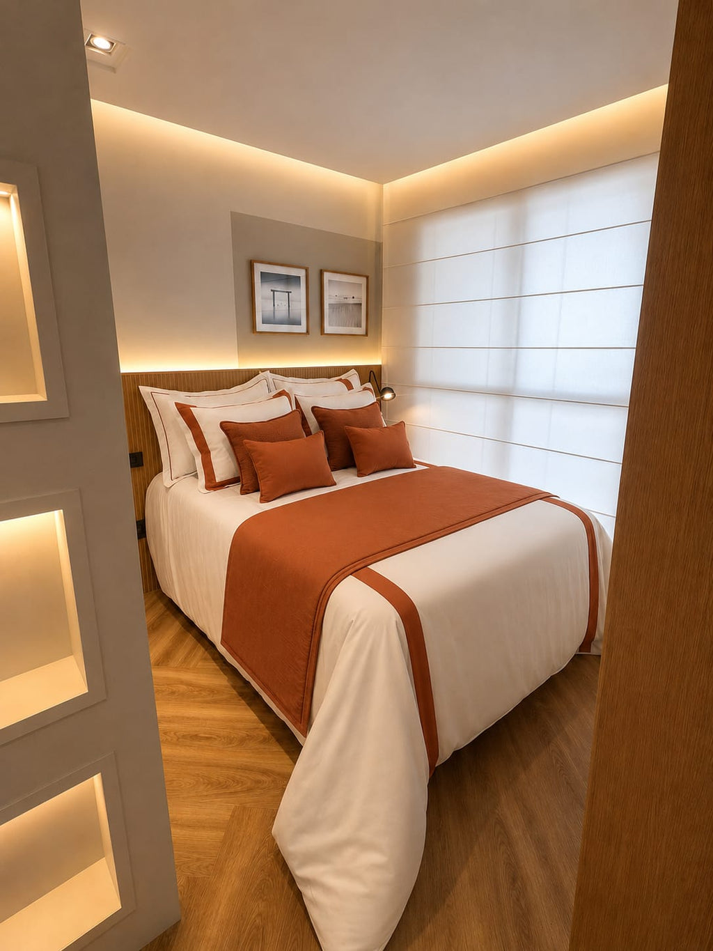 Duvet Casa Linari Terracota - Casal Padrão