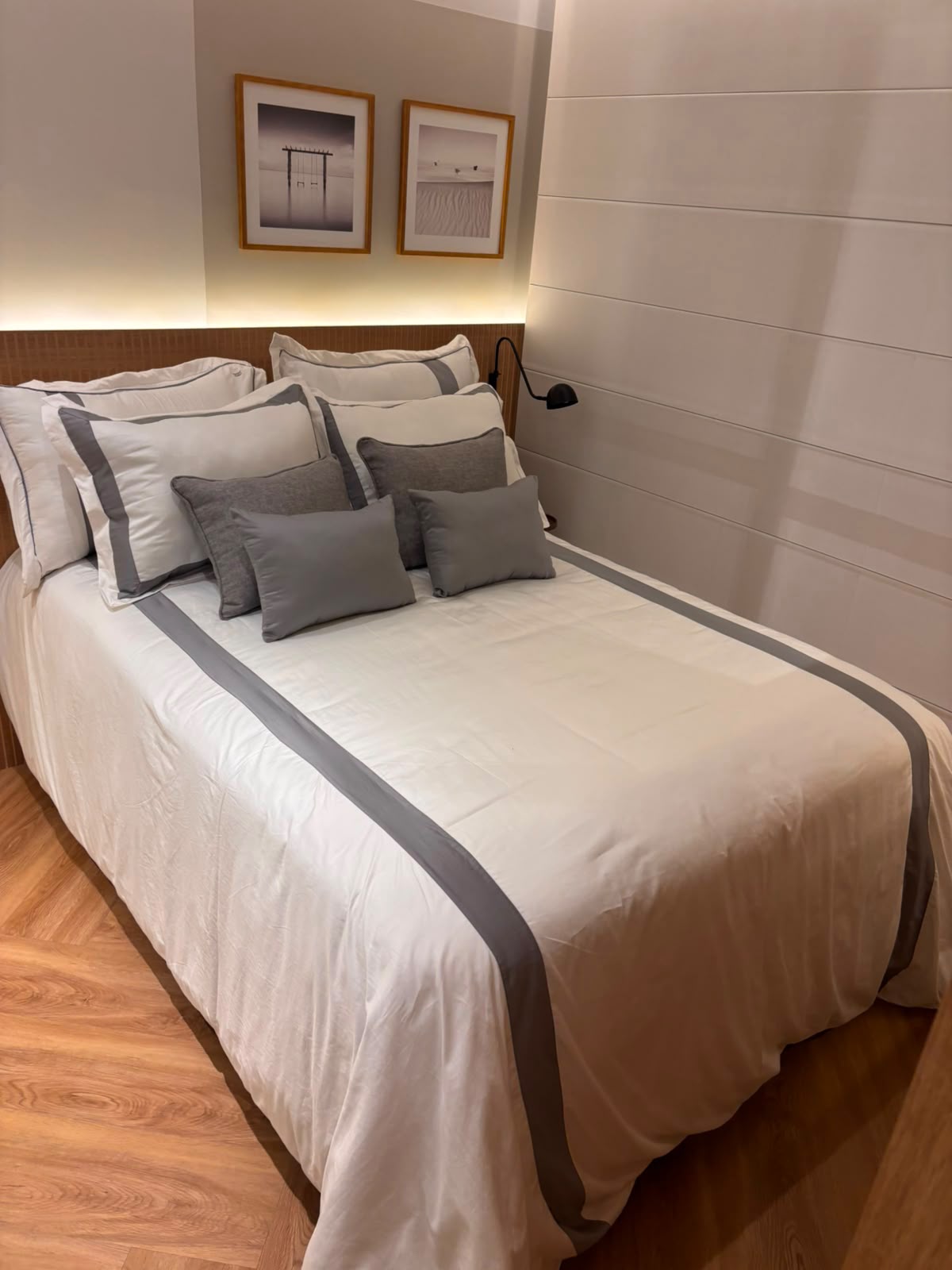 Duvet Casa Linari Cinza - Casal Padrão