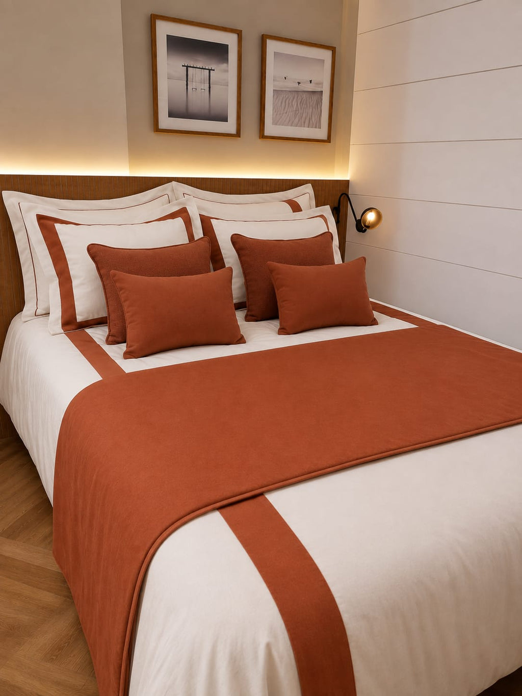 Duvet Casa Linari Terracota - Casal Padrão