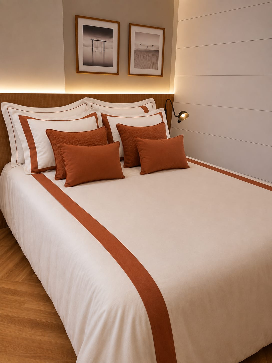 Duvet Casa Linari Terracota - Casal Padrão