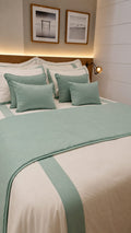 Duvet Casa Linari Verde Agua - Casal Padrão