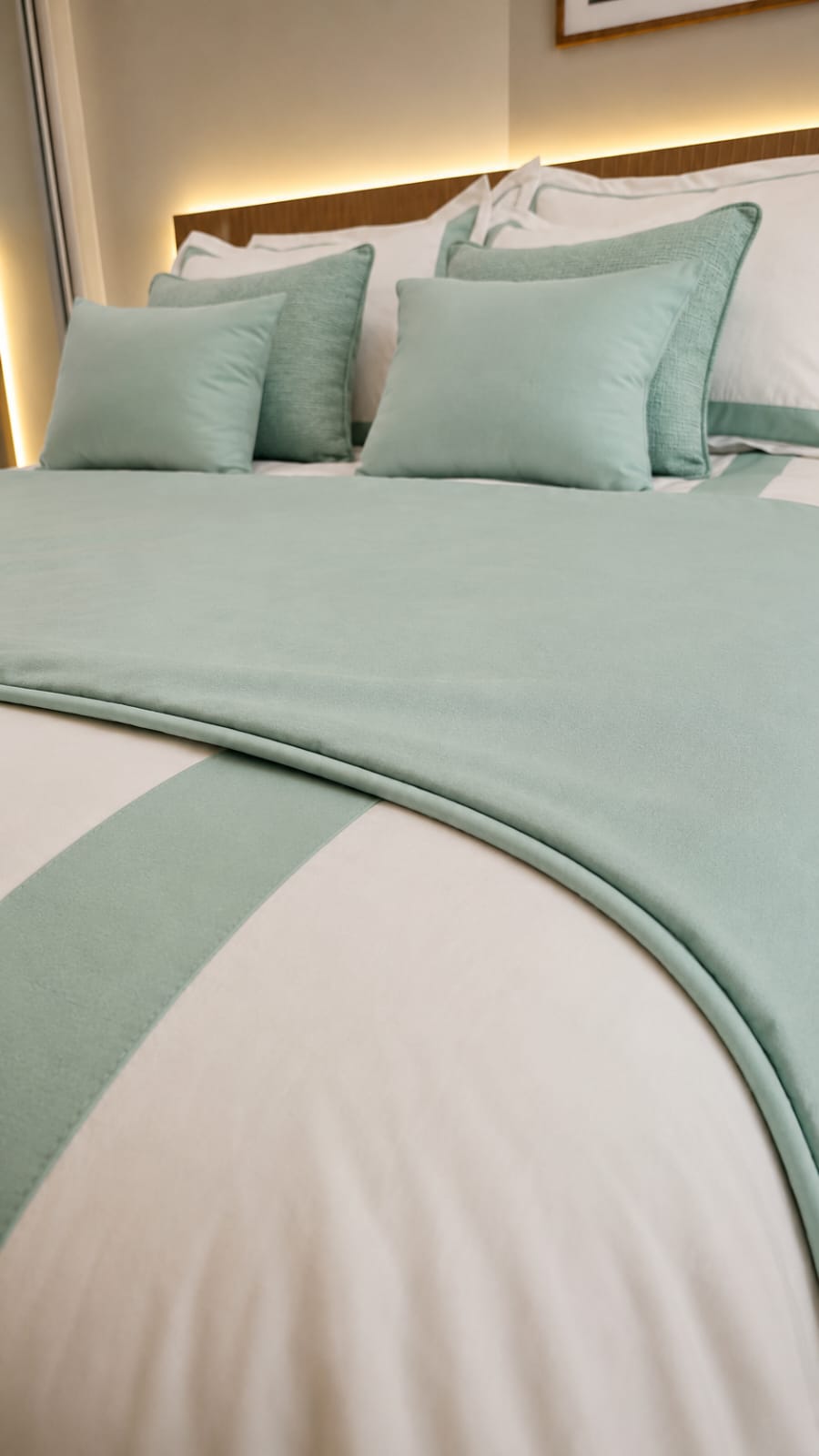 Duvet Casa Linari Verde Agua - Casal Padrão