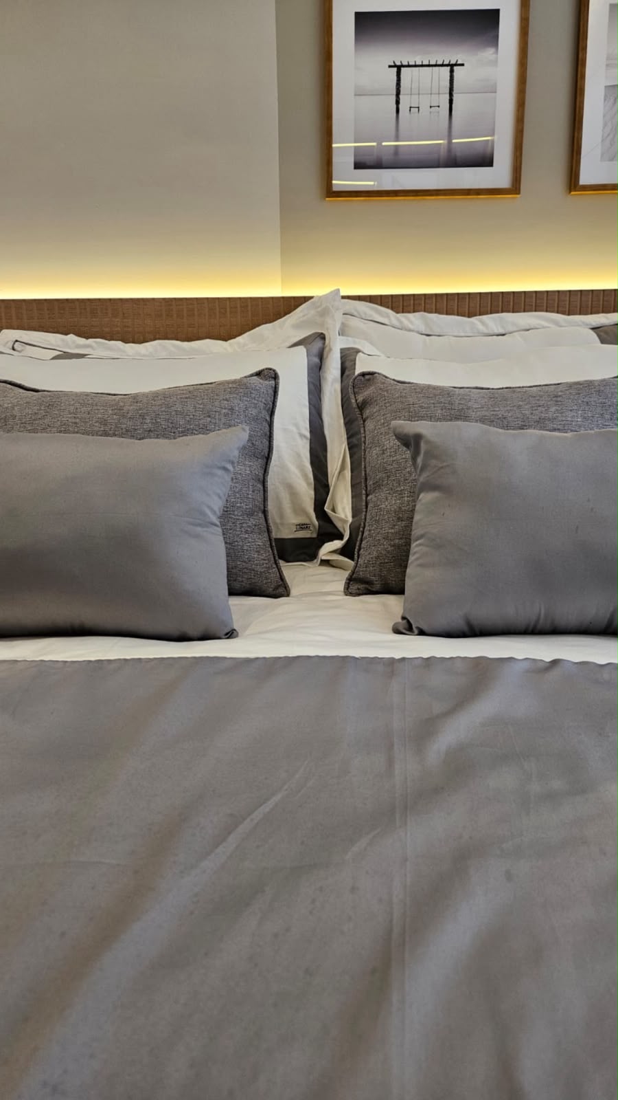 Duvet Casa Linari Cinza - Casal Padrão