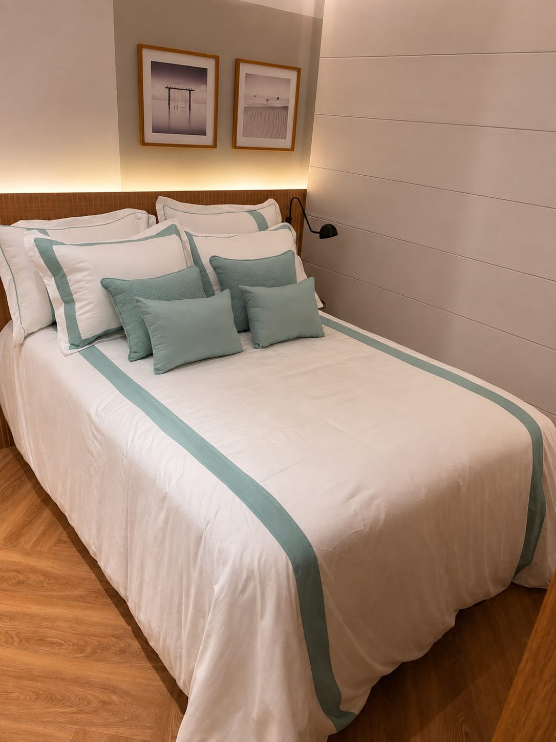 Duvet Casa Linari Verde Agua - Casal Padrão