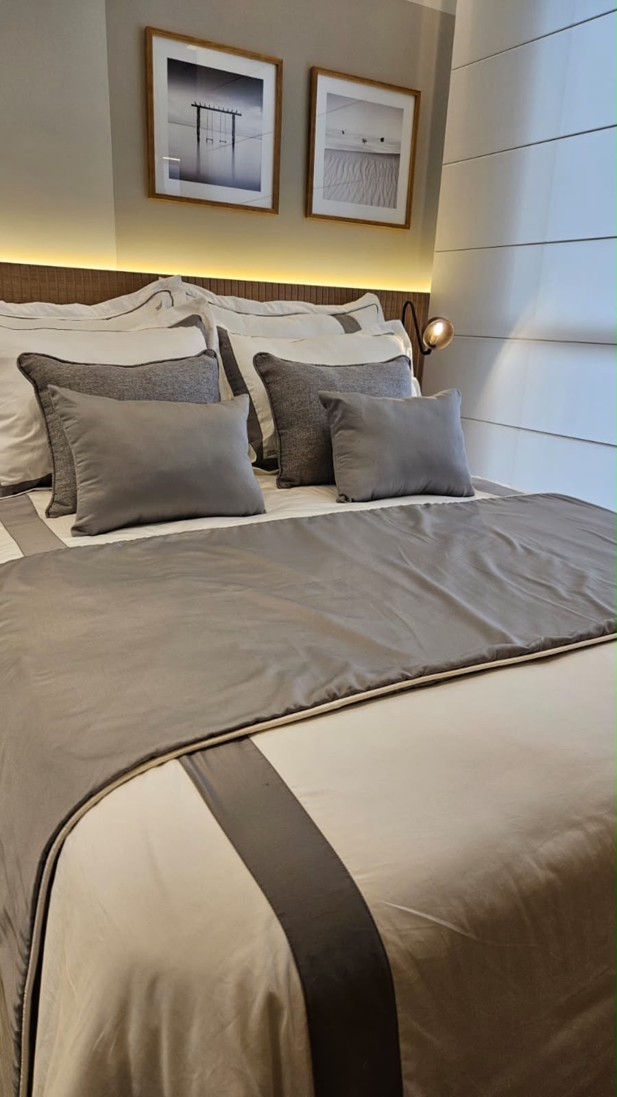 Duvet Casa Linari Cinza - Casal Padrão