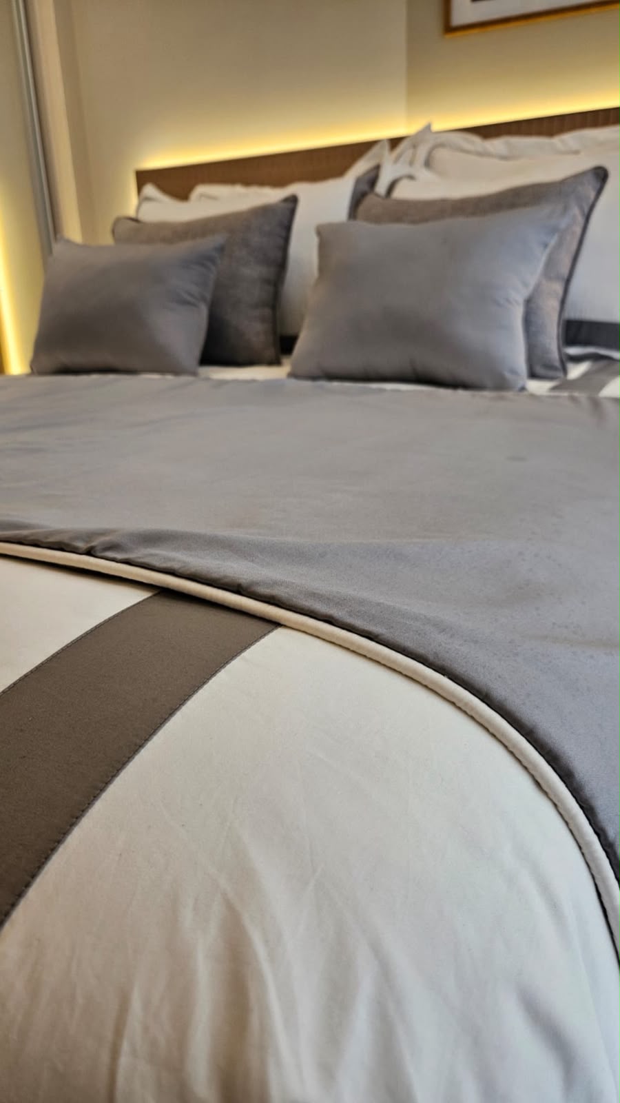 Duvet Casa Linari Cinza - Casal Padrão