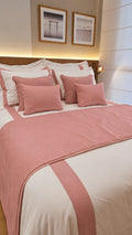 Duvet Casa Linari Rosa - Casal Padrão
