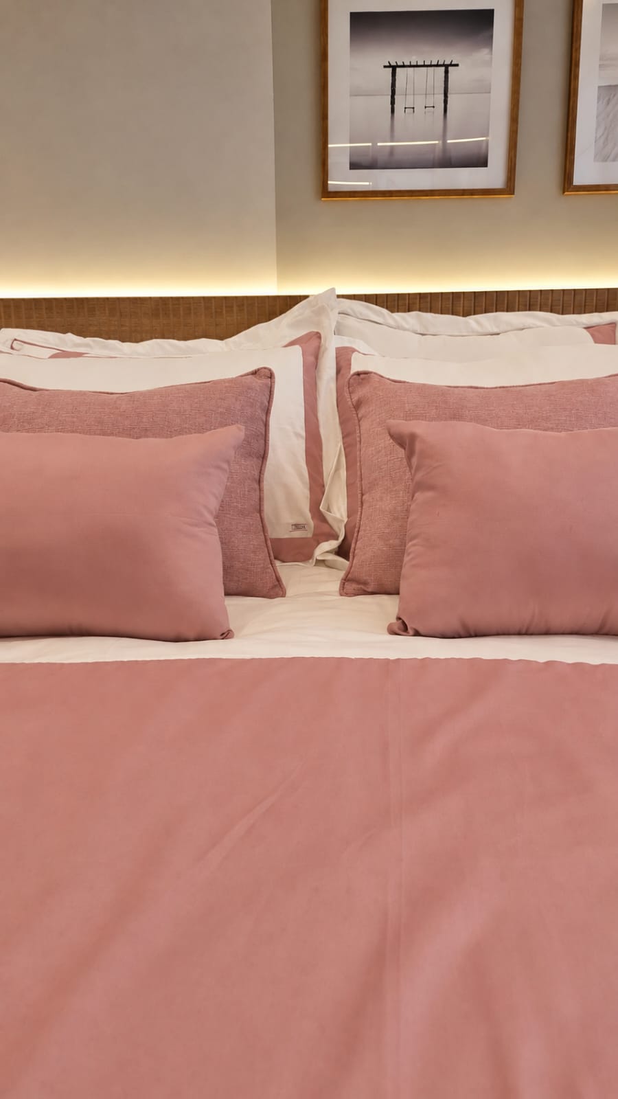 Duvet Casa Linari Rosa - Casal Padrão