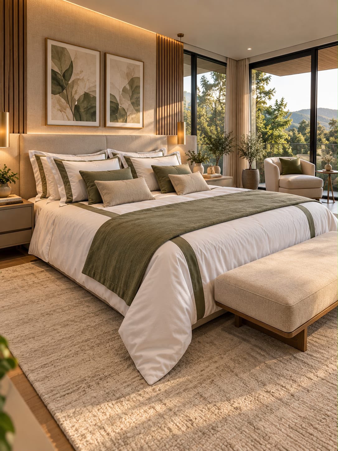 Duvet Casa Linari Verde - King