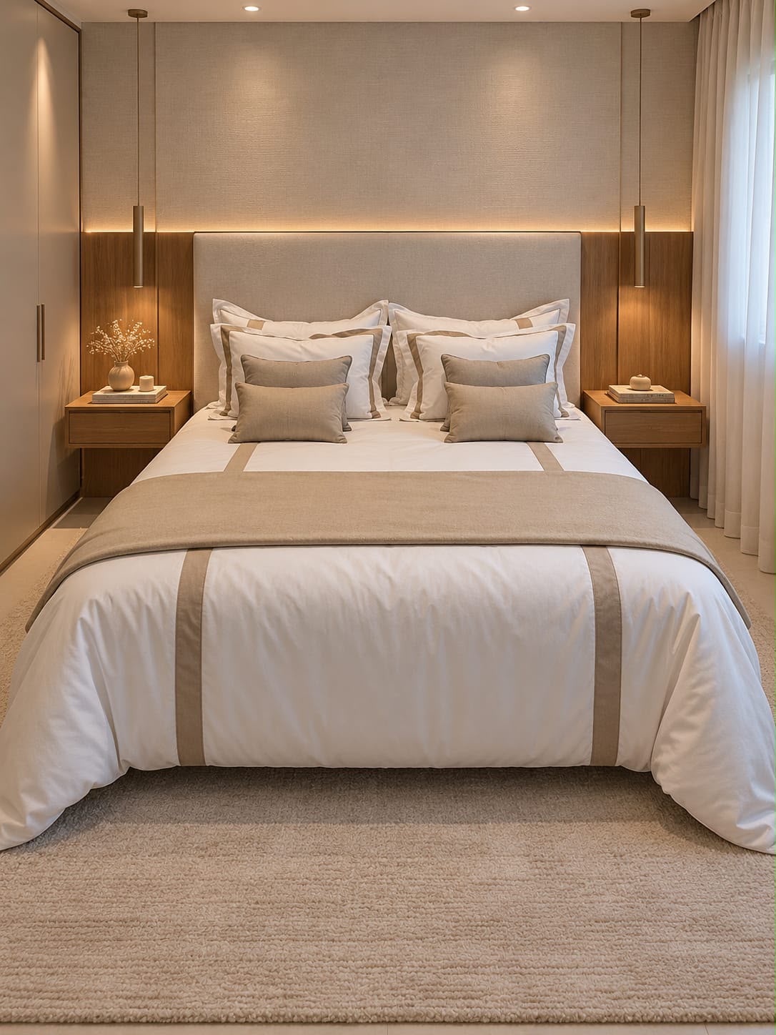Duvet Casa Linari Bege - King