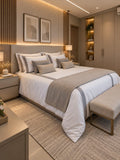 Duvet Casa Linari Cinza - King